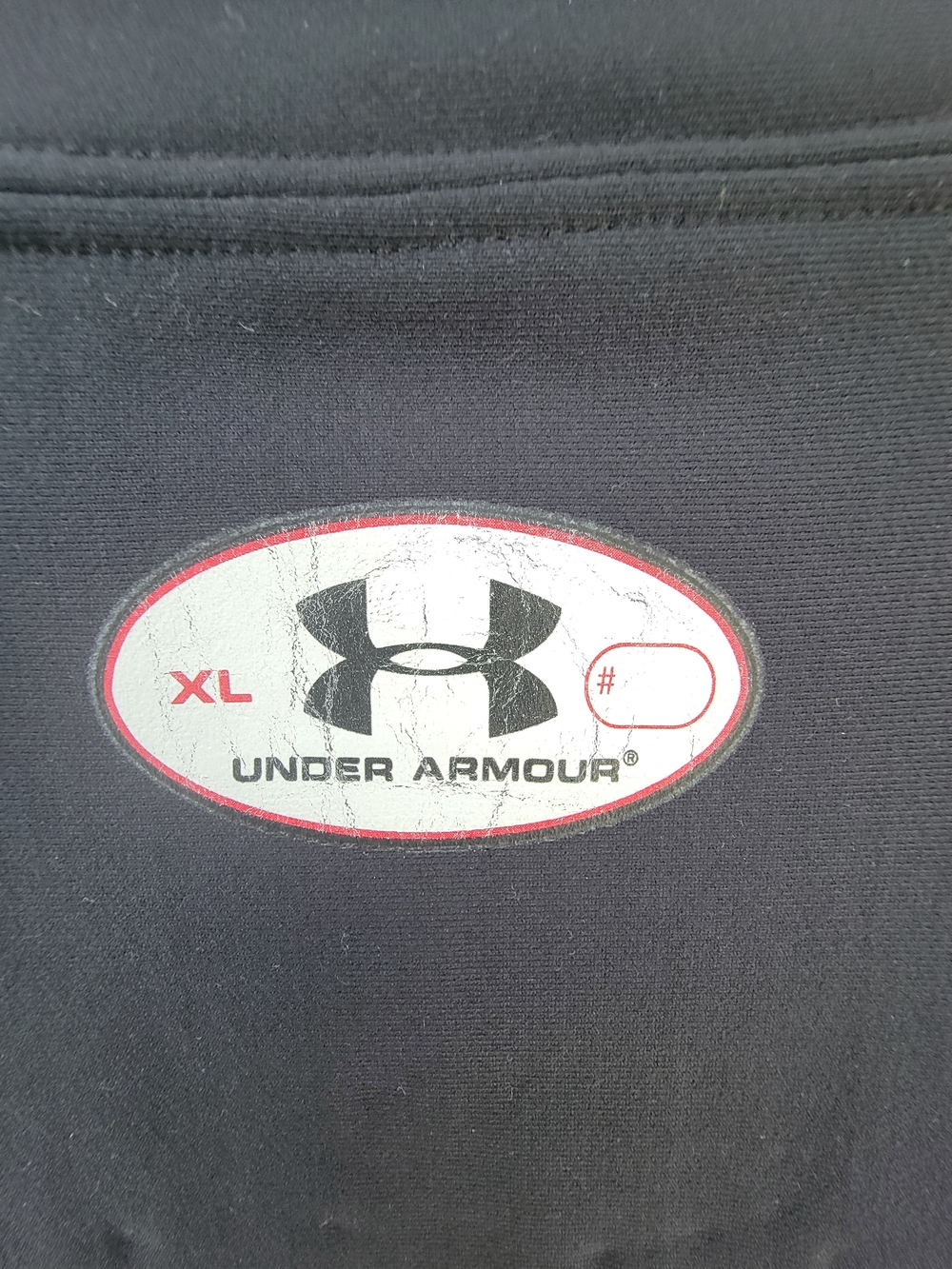 Under Armour ColdGear Men’s XL Black Compression Mock Neck Long Sleeve layer top - Picture 7 of 13